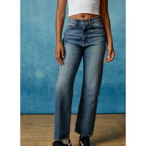 BDG Urban Outfitters Cotton Straight Leg High-Waisted Cowboy Jeans(26)